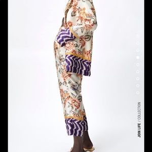NWT Bloggers Favorite Zara Printed Pants